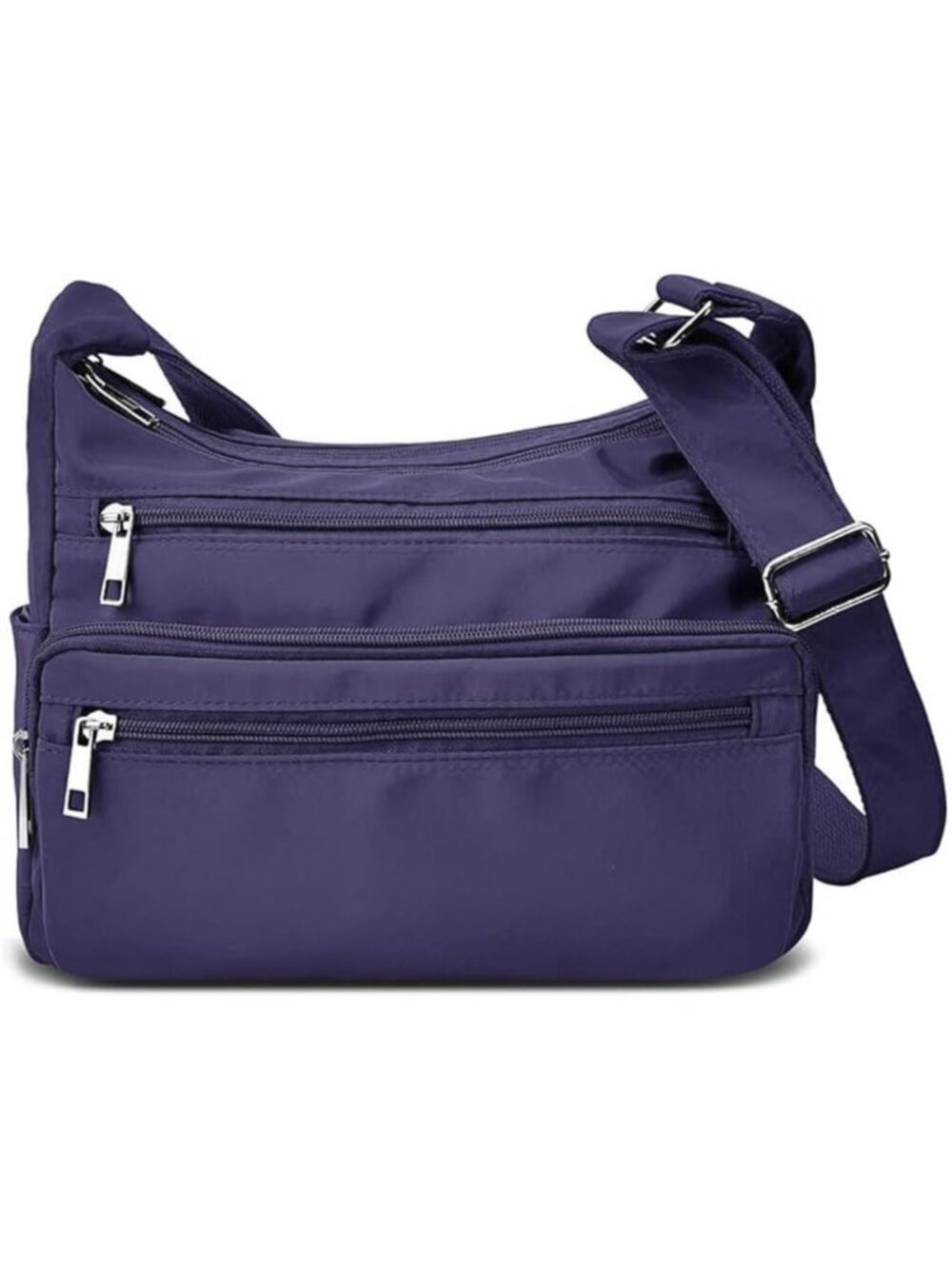 Stylish RFID Crossbody Bag for Women - Multi Pocket Nylon Travel Handbag